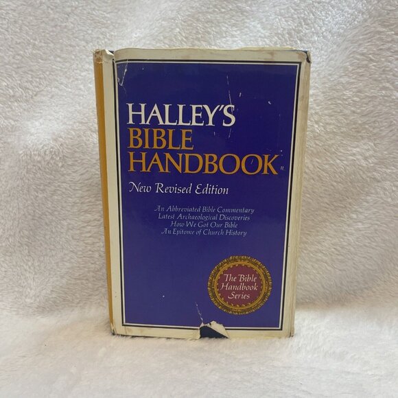 Vintage HALLEY'S BIBLE HANDBOOK‎ 1965 24th Edition Hardcover w/Dust Jacket - Picture 1 of 12